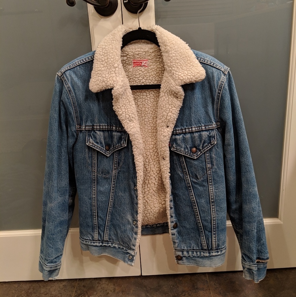 Levi's vintage sherpa denim jacket